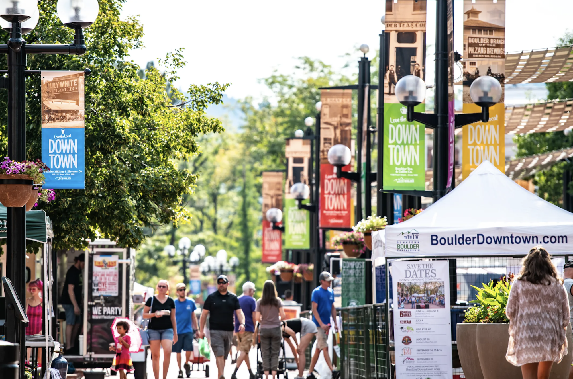 Pearl Street in Boulder